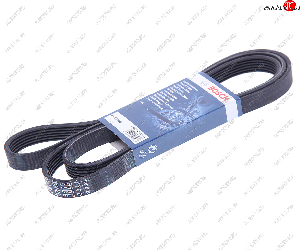 1 159 р. Ремень приводной поликлиновой 6PK2080 BOSCH BOSCH 1987947824  с доставкой в г. Кемерово
