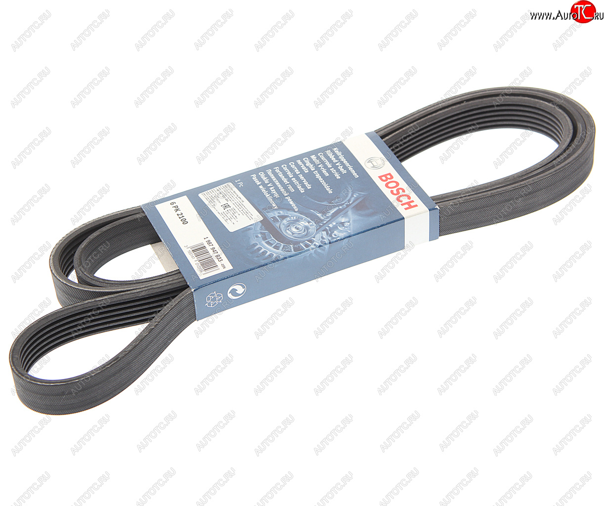 1 499 р. Ремень приводной поликлиновой 6PK2100 BOSCH BOSCH 1987947833  с доставкой в г. Кемерово
