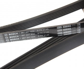 1 269 р. Ремень приводной поликлиновой 6PK2145 BOSCH BOSCH 1987947834  с доставкой в г. Кемерово. Увеличить фотографию 2