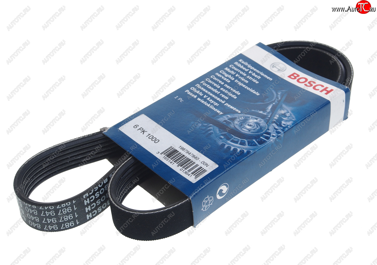 959 р. Ремень приводной поликлиновой 6PK1000 BOSCH BOSCH 1987947840  с доставкой в г. Кемерово