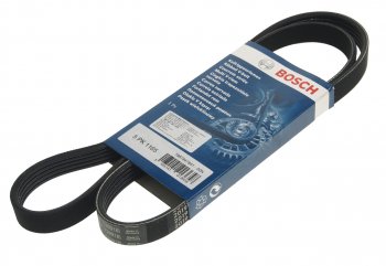 729 р. Ремень приводной поликлиновой 5PK1165 BOSCH BOSCH 1987947841  с доставкой в г. Кемерово. Увеличить фотографию 1
