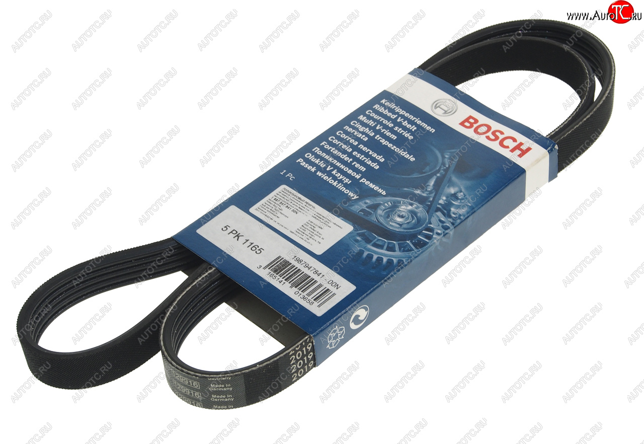 729 р. Ремень приводной поликлиновой 5PK1165 BOSCH BOSCH 1987947841  с доставкой в г. Кемерово