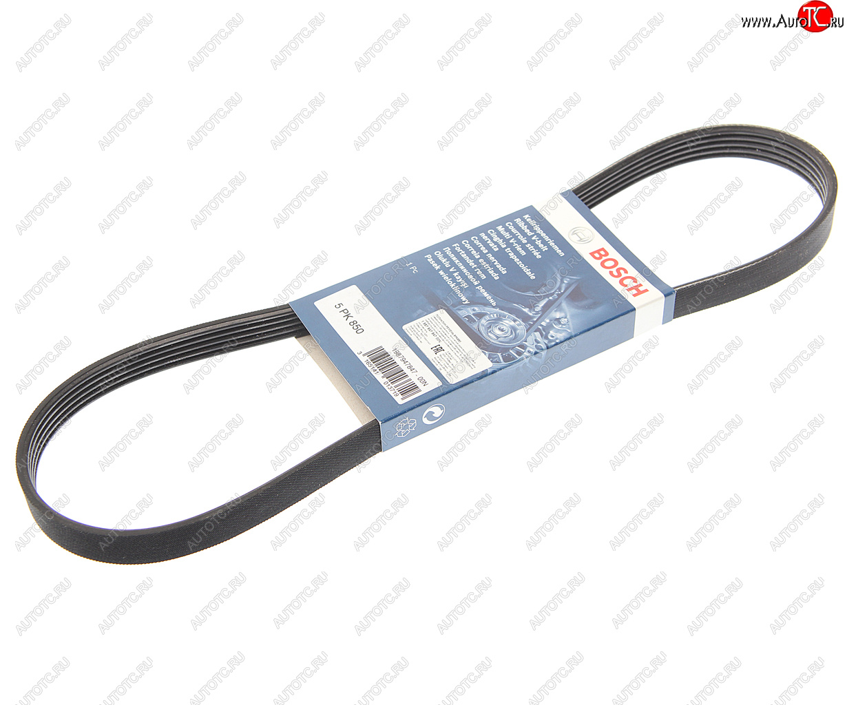 559 р. Ремень приводной поликлиновой 5PK850 BOSCH BOSCH 1987947847  с доставкой в г. Кемерово