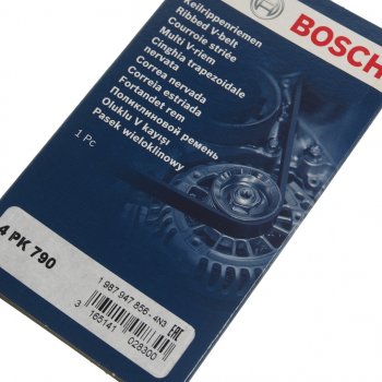 569 р. Ремень приводной поликлиновой 4PK790 BOSCH BOSCH 1987947856 BOSCH 1987947856  с доставкой в г. Кемерово. Увеличить фотографию 2