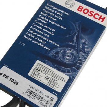 569 р. Ремень приводной поликлиновой 4PK1028 BOSCH BOSCH 1987947861  с доставкой в г. Кемерово. Увеличить фотографию 2