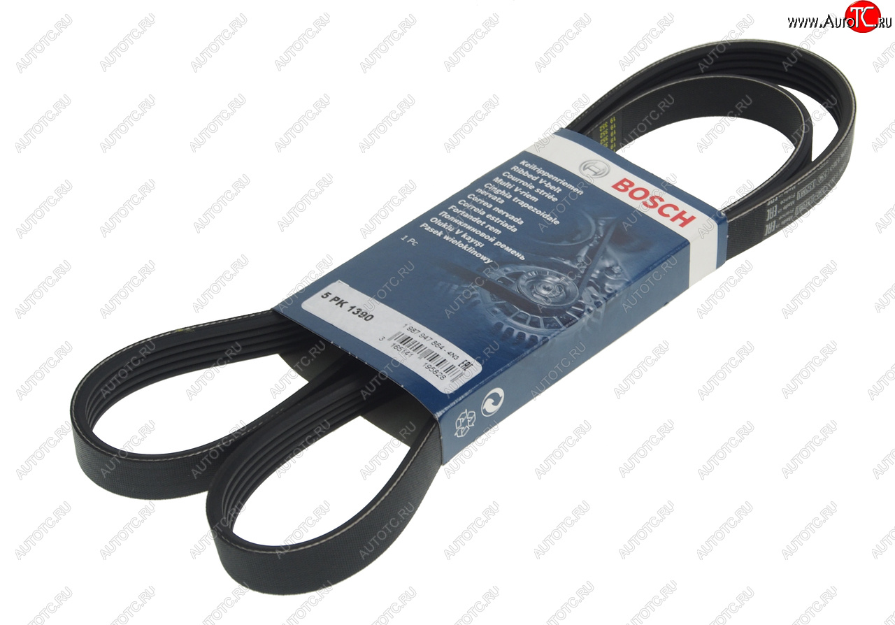 1 079 р. Ремень приводной поликлиновой 5PK1390 BOSCH BOSCH 1987947864  с доставкой в г. Кемерово