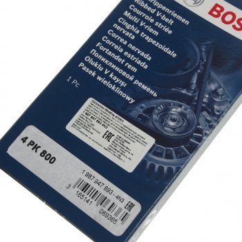 639 р. Ремень приводной поликлиновой 4PK803 BOSCH BOSCH 1987947893 BOSCH 1987947893  с доставкой в г. Кемерово. Увеличить фотографию 2