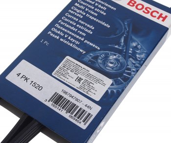 559 р. Ремень приводной поликлиновой 4PK1520 BOSCH BOSCH 1987947907  с доставкой в г. Кемерово. Увеличить фотографию 2