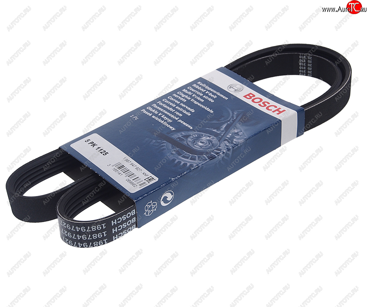 849 р. Ремень приводной поликлиновой 5PK1125 BOSCH BOSCH 1987947927  с доставкой в г. Кемерово