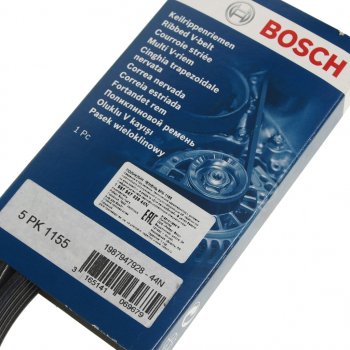839 р. Ремень приводной поликлиновой 5PK1155 BOSCH BOSCH 1987947928  с доставкой в г. Кемерово. Увеличить фотографию 2