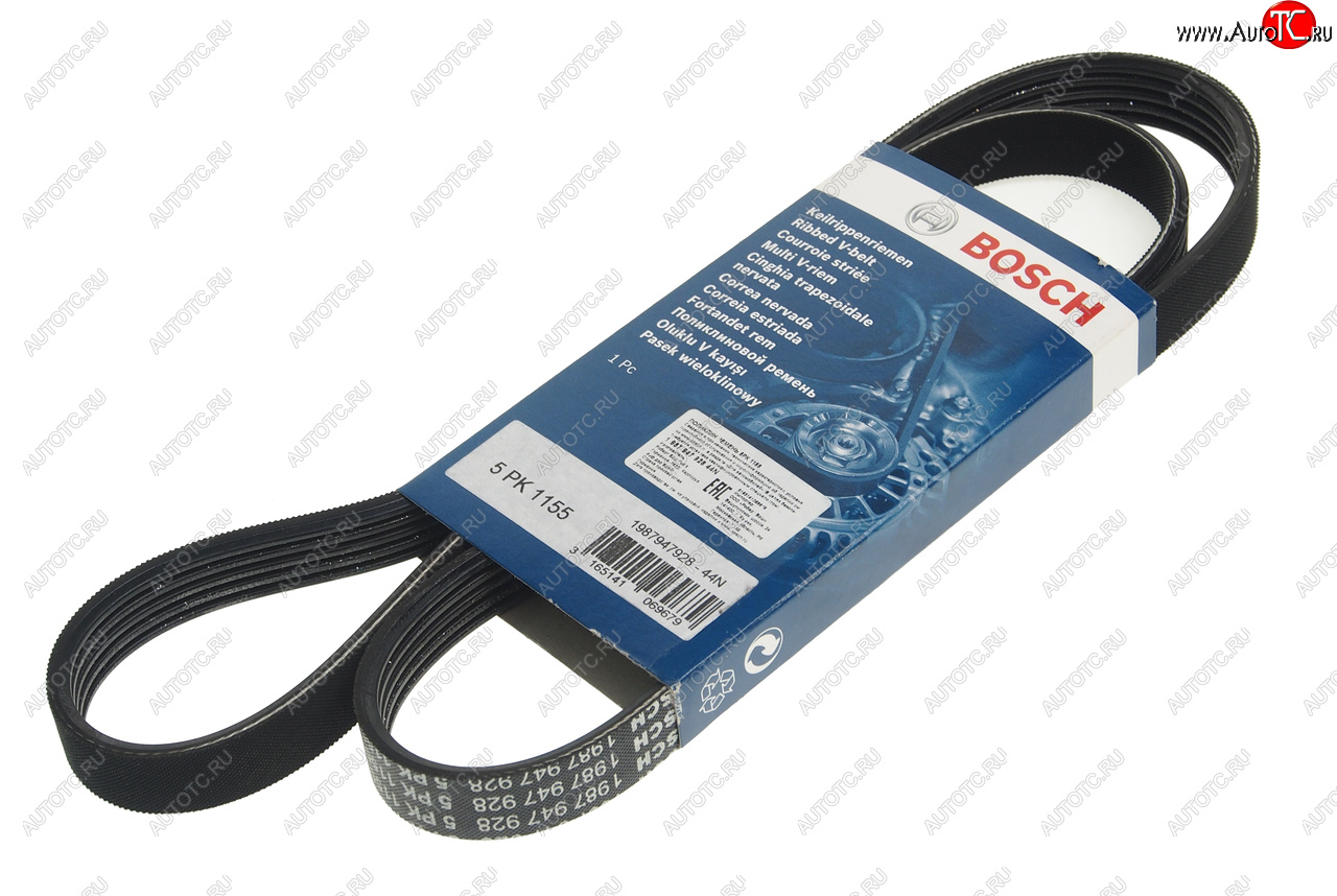 839 р. Ремень приводной поликлиновой 5PK1155 BOSCH BOSCH 1987947928  с доставкой в г. Кемерово