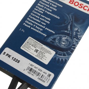 739 р. Ремень приводной поликлиновой 5PK1225 BOSCH BOSCH 1987947929 BOSCH 1987947929  с доставкой в г. Кемерово. Увеличить фотографию 2