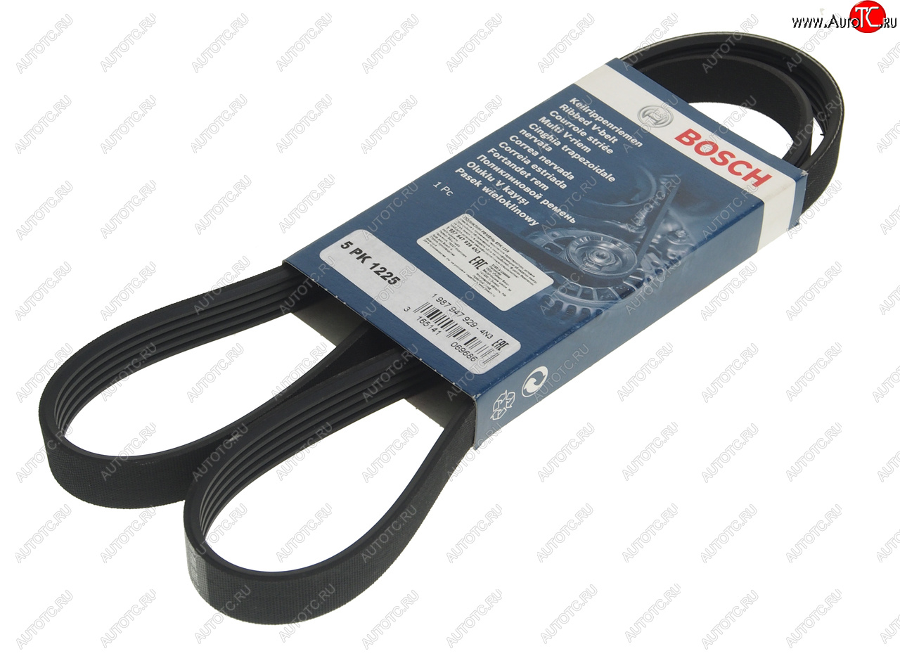 739 р. Ремень приводной поликлиновой 5PK1225 BOSCH BOSCH 1987947929 BOSCH 1987947929  с доставкой в г. Кемерово