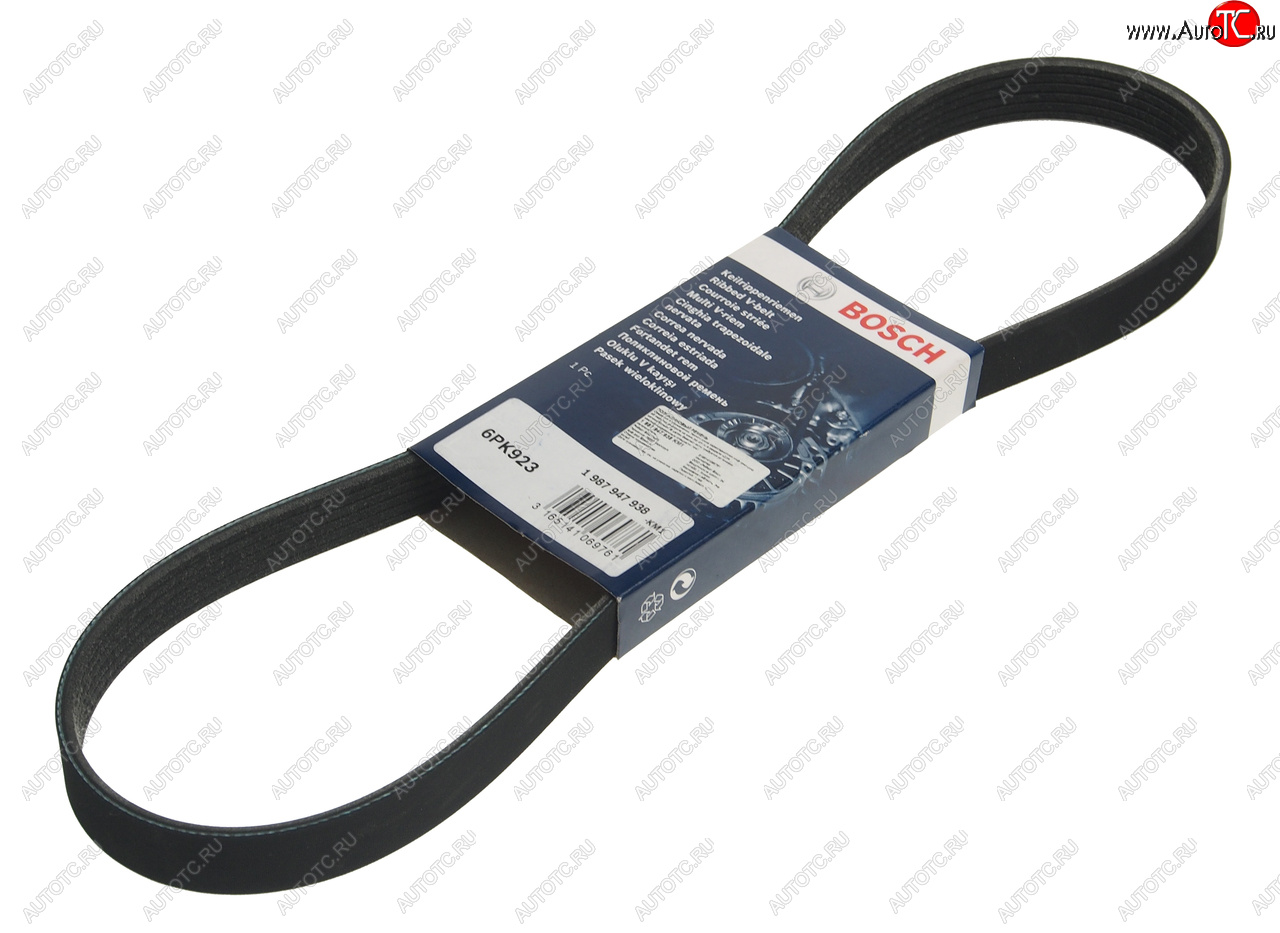 819 р. Ремень приводной поликлиновой 6PK923 BOSCH BOSCH 1987947938 BOSCH 1987947938  с доставкой в г. Кемерово