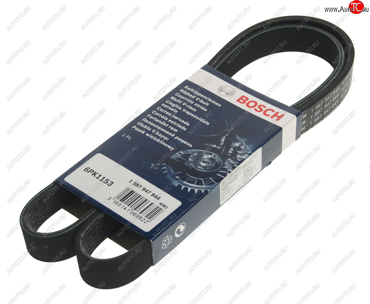 799 р. Ремень приводной поликлиновой 6PK1153 BOSCH BOSCH 1987947944  с доставкой в г. Кемерово