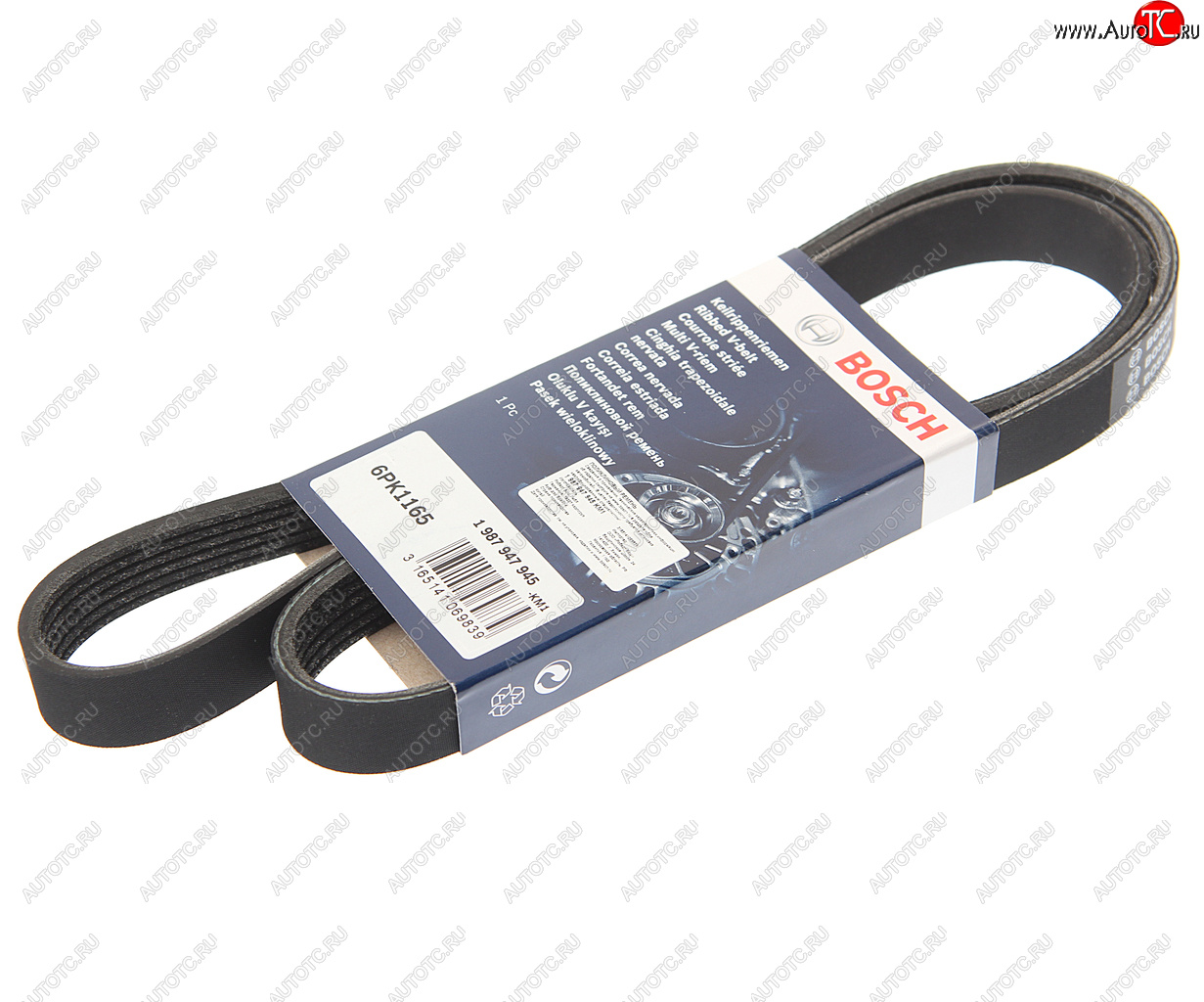 1 139 р. Ремень приводной поликлиновой 6PK1165 BOSCH BOSCH 1987947945  с доставкой в г. Кемерово