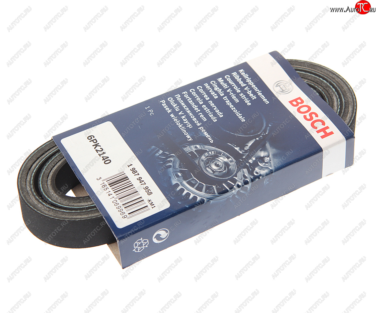 1 259 р. Ремень приводной поликлиновой 6PK2140 BOSCH BOSCH 1987947958  с доставкой в г. Кемерово