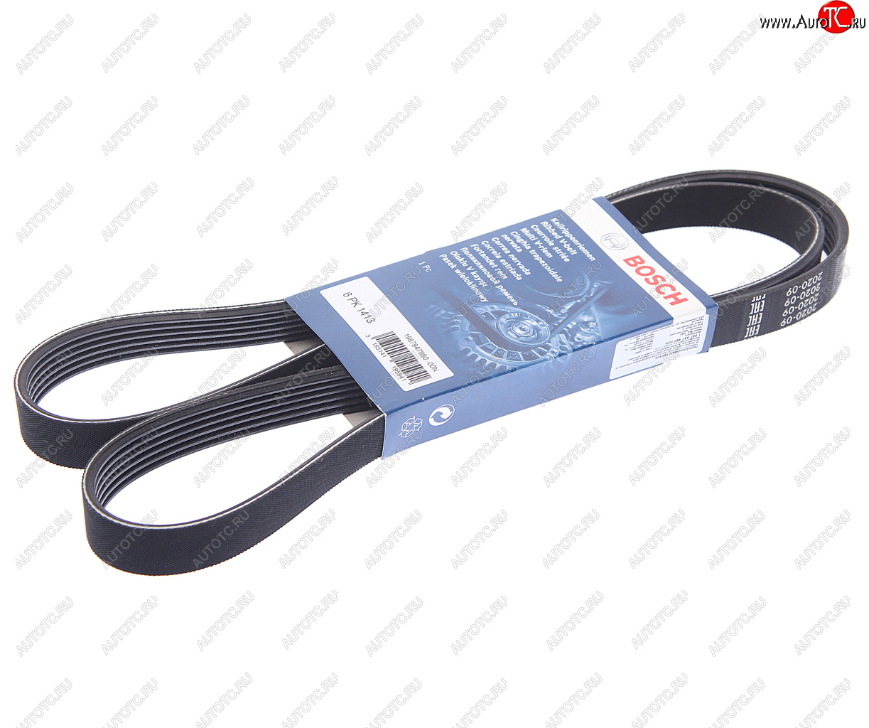 1 469 р. Ремень приводной поликлиновой 6PK1413 УАЗ Хантер, Патриот 2.5 i BOSCH BOSCH 1987947980  с доставкой в г. Кемерово