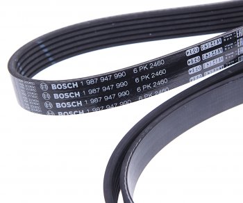 1 999 р. Ремень приводной поликлиновой 6PK2460 BOSCH BOSCH 1987947990  с доставкой в г. Кемерово. Увеличить фотографию 2