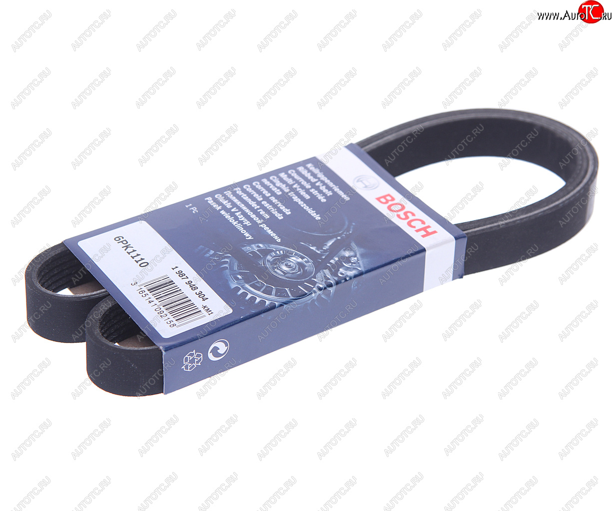 899 р. Ремень приводной поликлиновой 6PK1110 BOSCH BOSCH 1987948304  с доставкой в г. Кемерово
