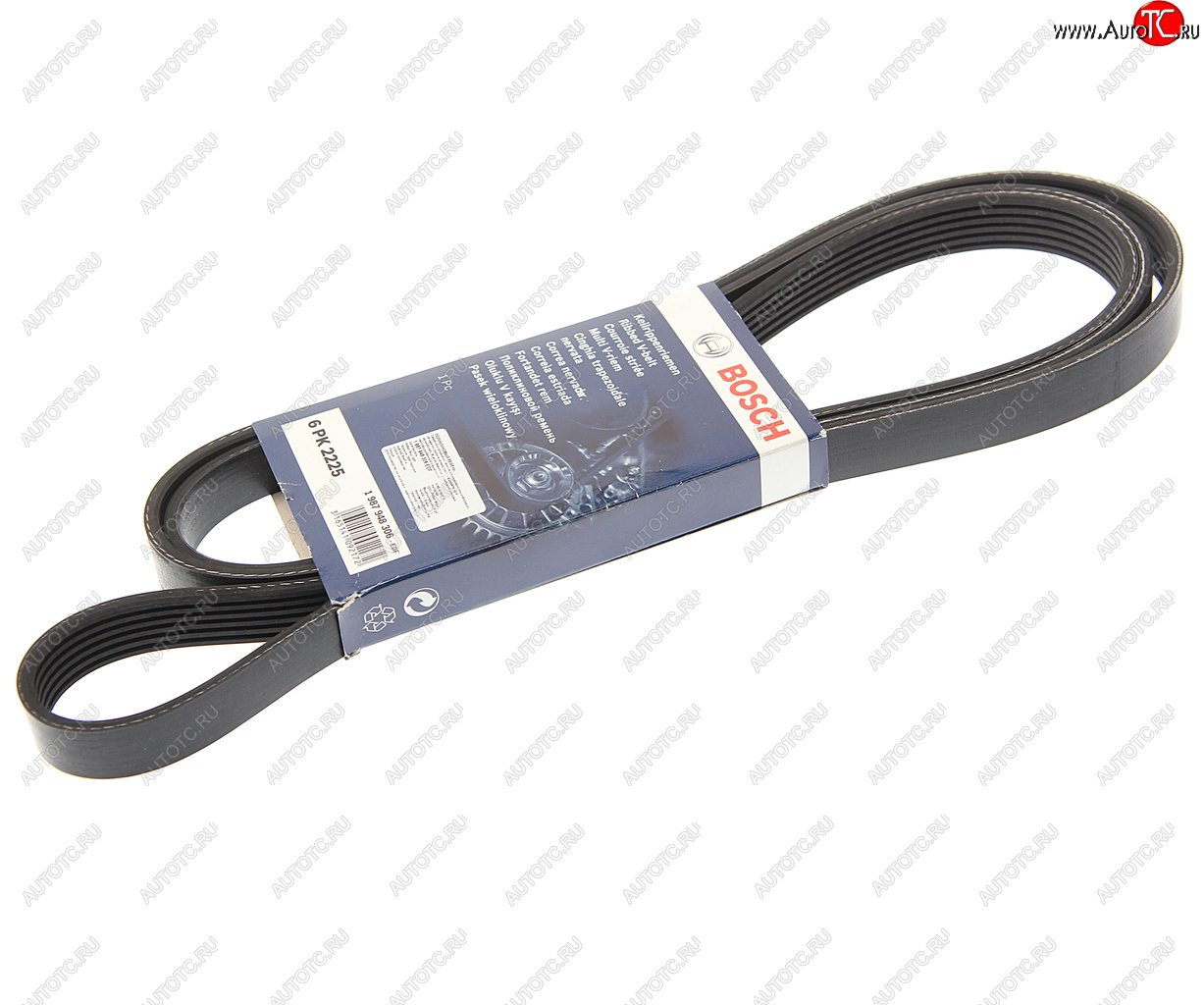 1 599 р. Ремень приводной поликлиновой 6PK2225 SSANGYONG Kyron (06-),Rexton (02-) (E2832) BOSCH BOSCH 1987948306  с доставкой в г. Кемерово