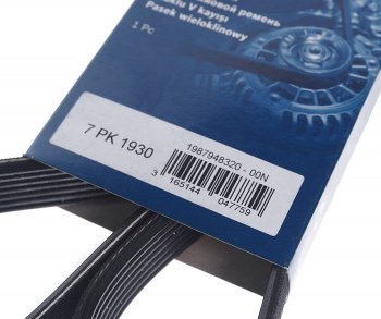 1 839 р. Ремень приводной поликлиновой 7PK1930 TOYOTA Avensis (03-08) BOSCH BOSCH 1987948320  с доставкой в г. Кемерово. Увеличить фотографию 2