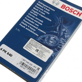 379 р. Ремень приводной поликлиновой 4PK640 BOSCH BOSCH 1987948330  с доставкой в г. Кемерово. Увеличить фотографию 2