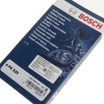 469 р. Ремень приводной поликлиновой 4PK825 BOSCH BOSCH 1987948341 BOSCH 1987948341  с доставкой в г. Кемерово. Увеличить фотографию 2