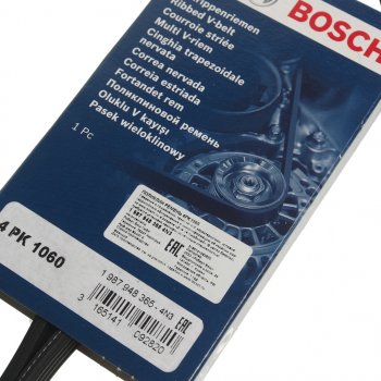 549 р. Ремень приводной поликлиновой 4PK1060 BOSCH BOSCH 1987948365 BOSCH 1987948365  с доставкой в г. Кемерово. Увеличить фотографию 2