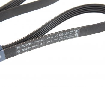 779 р. Ремень приводной поликлиновой 5PK1070 BOSCH BOSCH 1987948406 BOSCH 1987948406  с доставкой в г. Кемерово. Увеличить фотографию 2