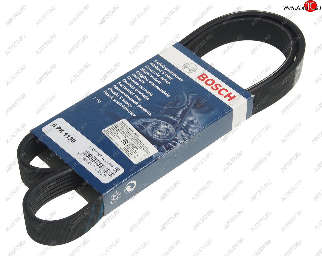 939 р. Ремень приводной поликлиновой 6PK1130 BOSCH BOSCH 1987948440  с доставкой в г. Кемерово