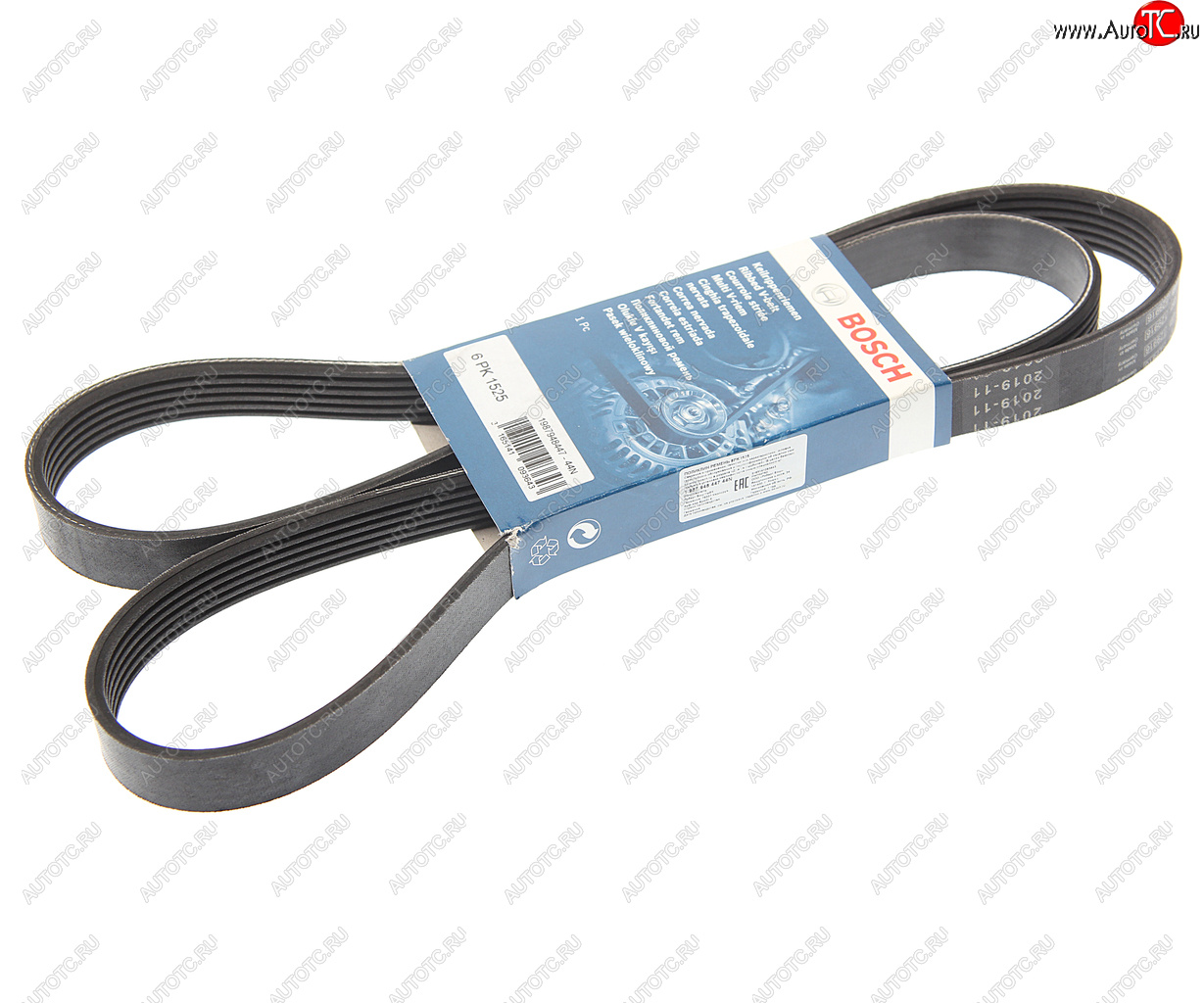 1 179 р. Ремень приводной поликлиновой 6PK1525 BOSCH BOSCH 1987948447  с доставкой в г. Кемерово