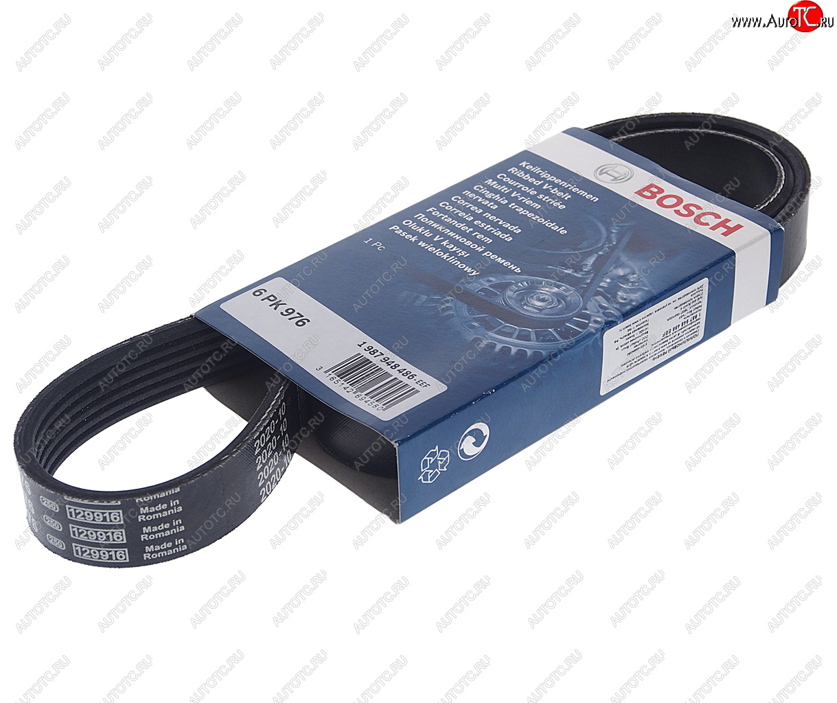 589 р. Ремень приводной поликлиновой 6PK976 BOSCH BOSCH 1987948486  с доставкой в г. Кемерово