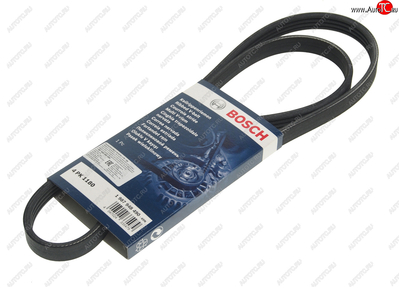 779 р. Ремень приводной поликлиновой 4PK1180 BOSCH BOSCH 1987948490 BOSCH 1987948490  с доставкой в г. Кемерово