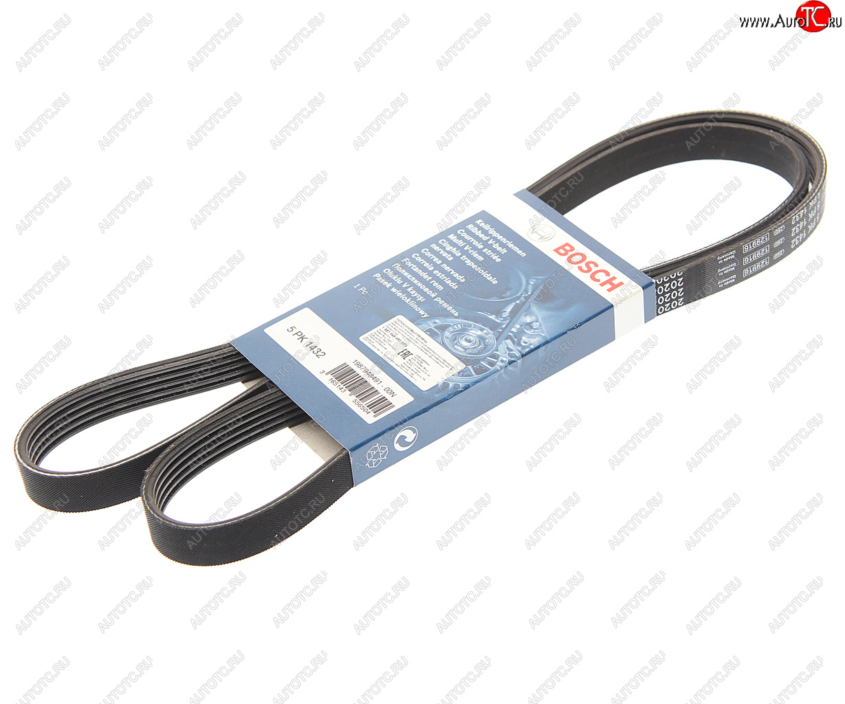 1 039 р. Ремень приводной поликлиновой 5PK1432 AUDI A4 (98-) генератора BOSCH BOSCH 1987948491  с доставкой в г. Кемерово