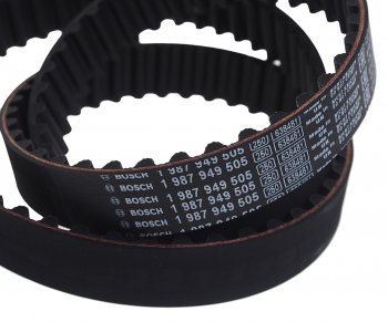 1 539 р. Ремень ГРМ FORD Focus 1,2,Fiesta,Fusion,Mondeo MAZDA 2 (95-09) (1.21.6) (117х22) BOSCH BOSCH 1987949505  с доставкой в г. Кемерово. Увеличить фотографию 2