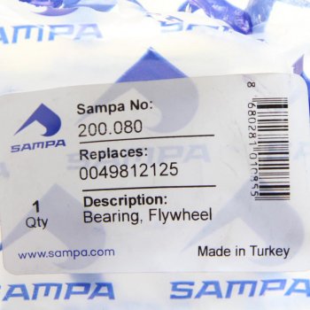639 р. Подшипник КАМАЗ-5490 MERCEDES Actros,SK,MK,NG коленвала (25х62х24мм) SAMPA SAMPA 200.080  с доставкой в г. Кемерово. Увеличить фотографию 2