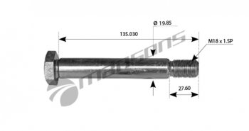 119 р. Болт DAF крепления кабины MANSONS MANSONS 200.085  с доставкой в г. Кемерово. Увеличить фотографию 1
