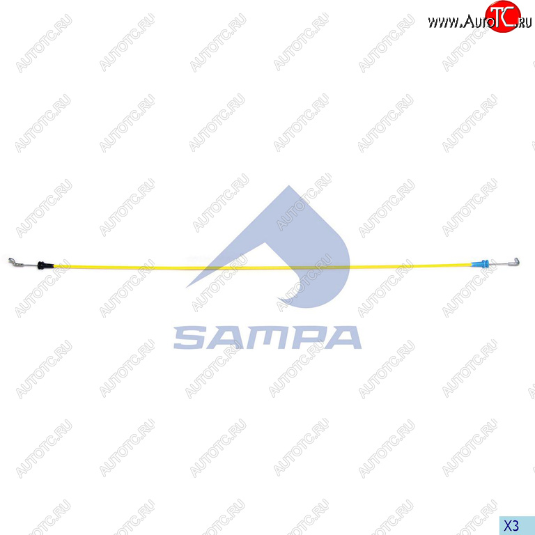 349 р. Трос КАМАЗ-5490 MERCEDES Atego привода замка двери правой SAMPA SAMPA 200.264  с доставкой в г. Кемерово
