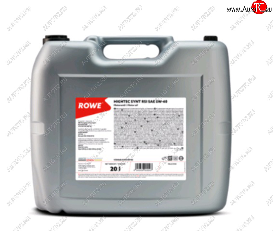 19 999 р. Масло моторное HIGHTEC SYNT RSi A3/B4/SN/CF 5W40 синт.20л/17.1кг ROWE ROWE 20068-0200-99 ROWE 20068-0200-99  с доставкой в г. Кемерово