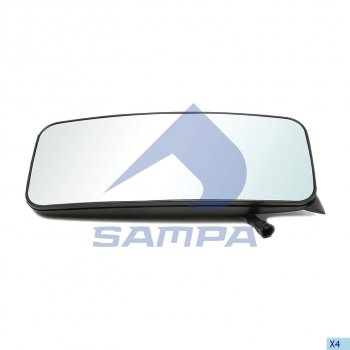 5 999 р. Зеркало боковое КАМАЗ-5490 MERCEDES Axor левое с подогревом SAMPA SAMPA 201.204  с доставкой в г. Кемерово. Увеличить фотографию 1
