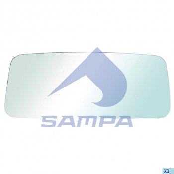 939 р. Элемент зеркальный MERCEDES Atego 2 (04-0610),Axor (04-) основной с подогревом SAMPA SAMPA 201.206  с доставкой в г. Кемерово. Увеличить фотографию 4