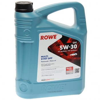 7 999 р. Масло моторное HIGHTEC MULTI SYNT DPF SPC3 5W30 синт.4л ROWE ROWE 20125-0040-99  с доставкой в г. Кемерово. Увеличить фотографию 1