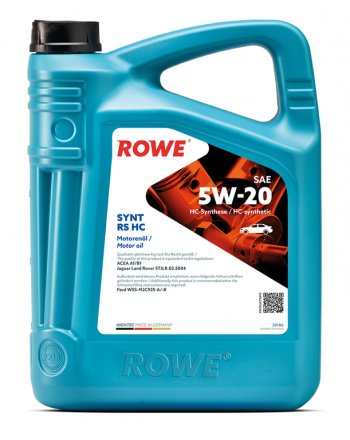 6 349 р. Масло моторное HIGHTEC SYNT RS A1B1 5W20 синт.5л ROWE ROWE 20186-0050-99  с доставкой в г. Кемерово. Увеличить фотографию 3