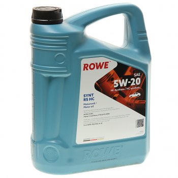 6 349 р. Масло моторное HIGHTEC SYNT RS A1B1 5W20 синт.5л ROWE ROWE 20186-0050-99  с доставкой в г. Кемерово. Увеличить фотографию 1