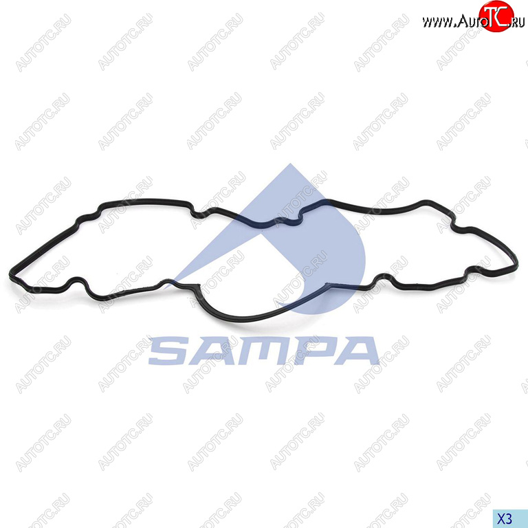 339 р. Прокладка MERCEDES дв.OM401,444,A,LA крышки двигателя задней SAMPA SAMPA 202.139  с доставкой в г. Кемерово