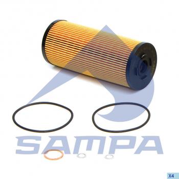 1 399 р. Фильтр масляный MERCEDES LK,LN2,MK MAN F2000 (1шт.) SAMPA SAMPA 202.397-01  с доставкой в г. Кемерово. Увеличить фотографию 1