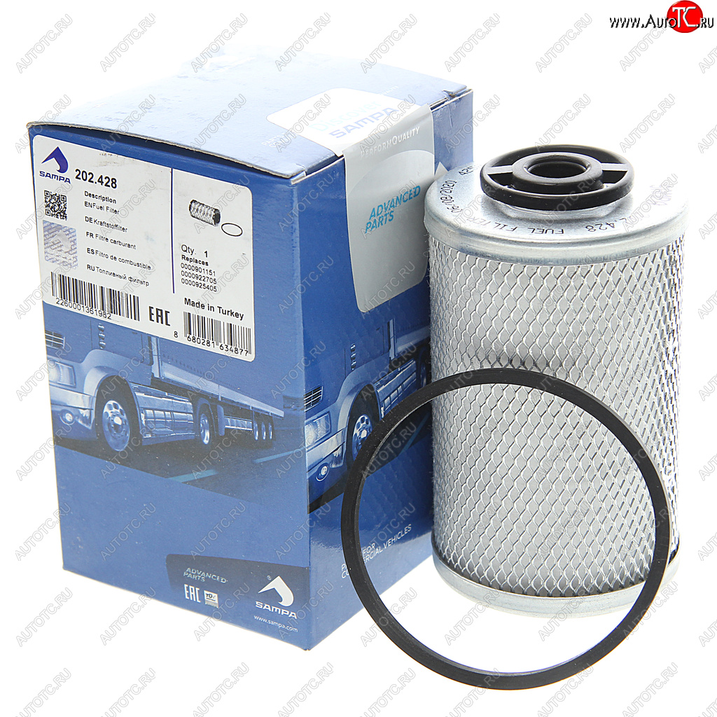 339 р. Фильтр топливный MERCEDES LK,LP,MK,NG (войлочный) SAMPA SAMPA 202.428  с доставкой в г. Кемерово