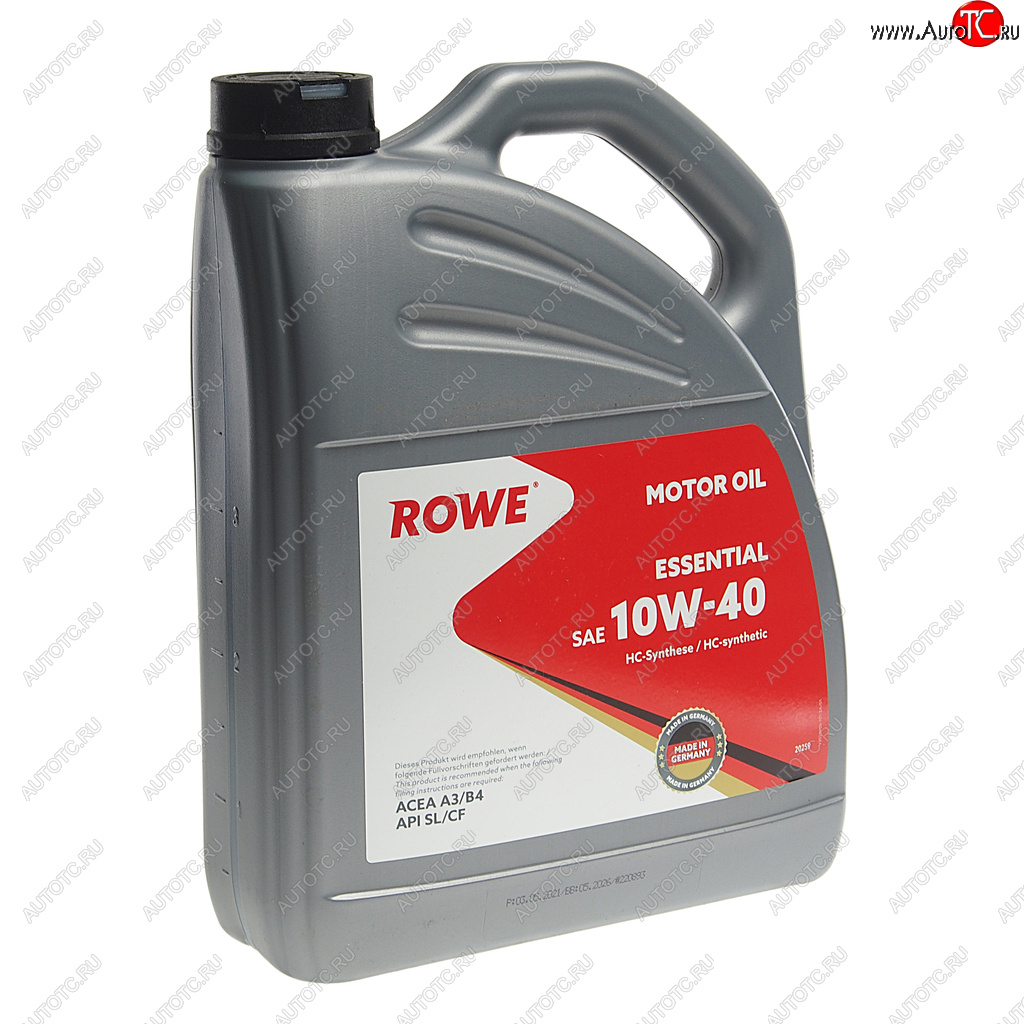 3 299 р. Масло моторное ESSENTIAL SLCFA3B4 10W40 псинт.4л ROWE ROWE 20259-453-2а  с доставкой в г. Кемерово