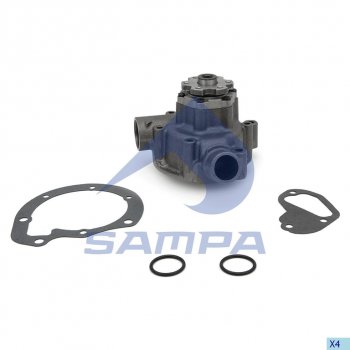 5 599 р. Насос водяной MERCEDES дв.OM364 SAMPA SAMPA 203.009  с доставкой в г. Кемерово. Увеличить фотографию 1